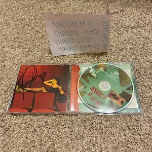 Taylor Swift The Life Of A Showgirl Hand Signed CD